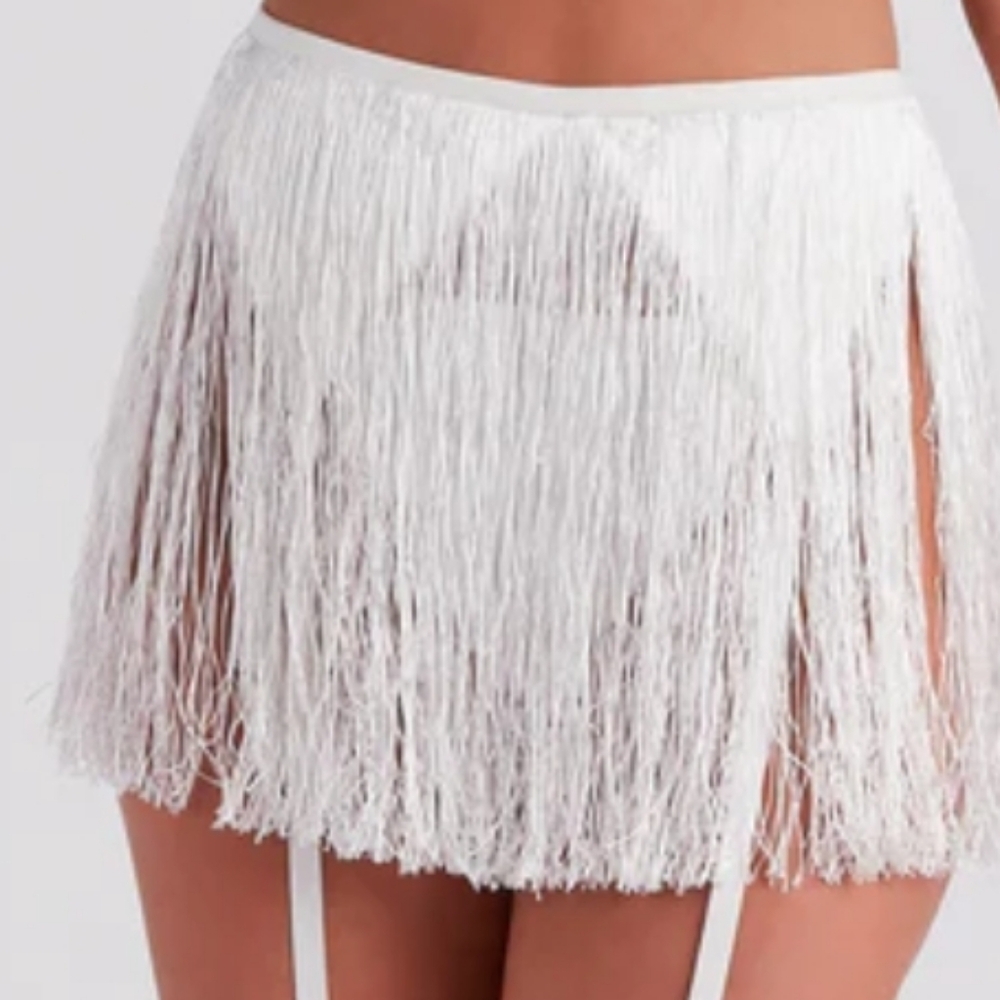 Wild West Cowgirl Fringe Garter Belt (Panty Not Included)